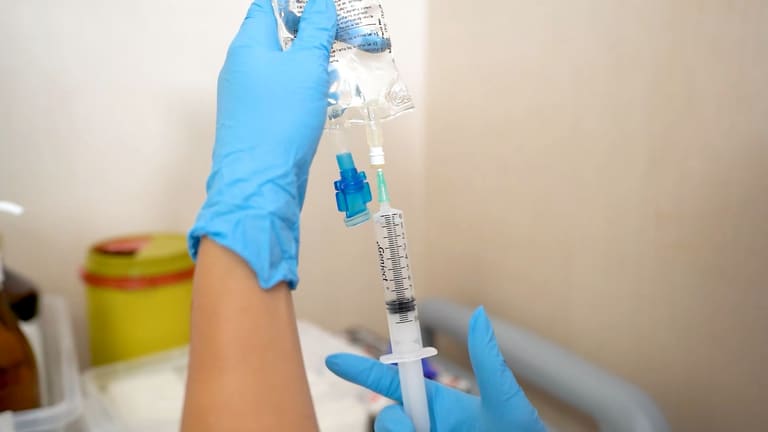 Preparing syringes before a procedure
